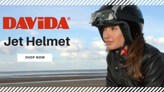 Caschi Davida Jet Helmet in vendita
